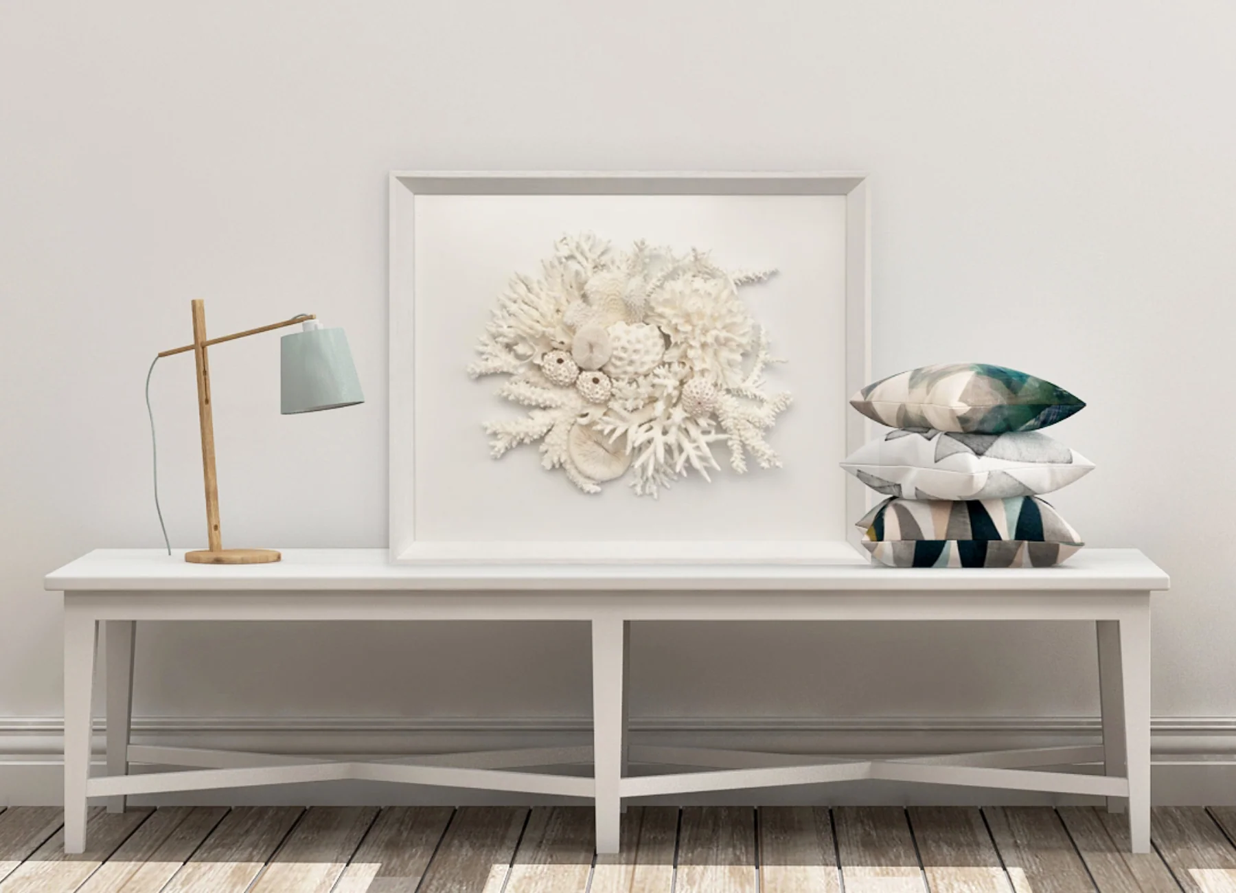 Natural Coral in White Wall Art - Image 5