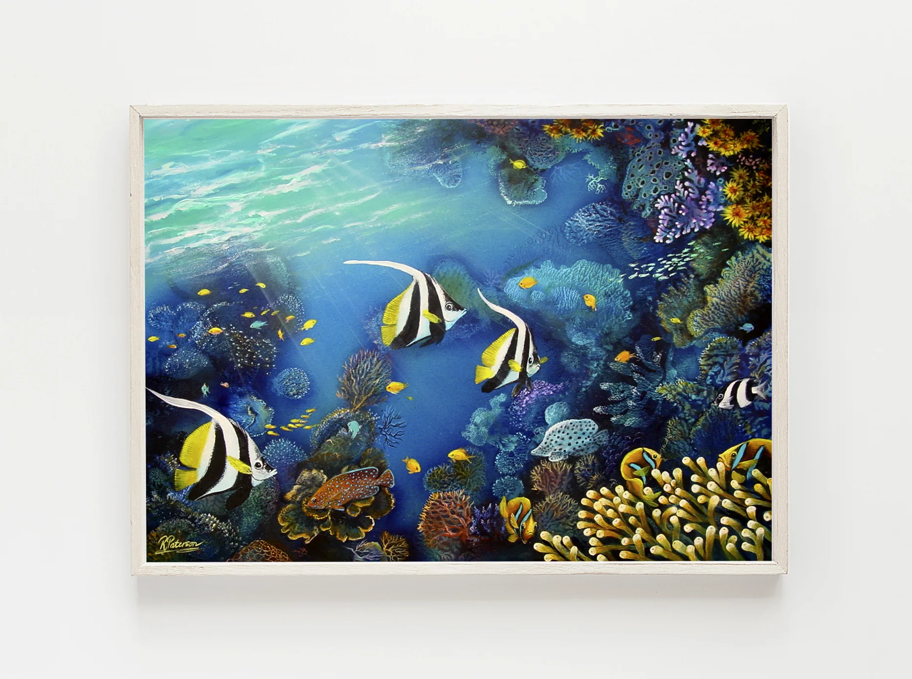 Original Coral Reef Art Print  - Three's A Crowd - Image 10