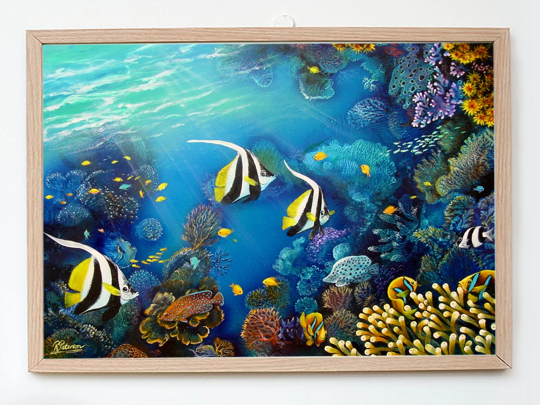 Original Coral Reef Art Print  - Three's A Crowd - Image 9
