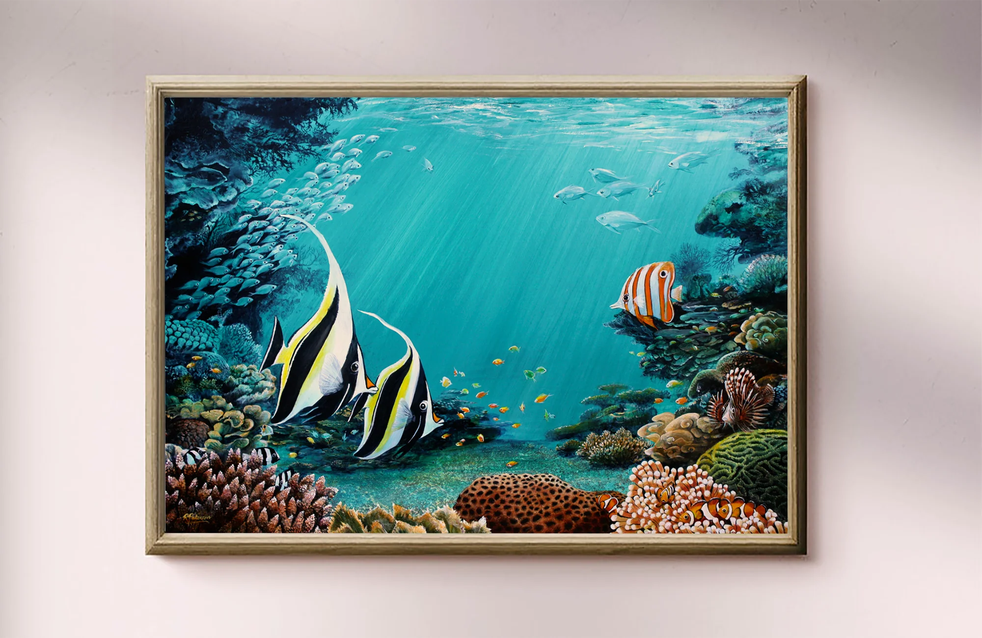 Original Coral Reef Art Print - As Fate Has It - Image 11