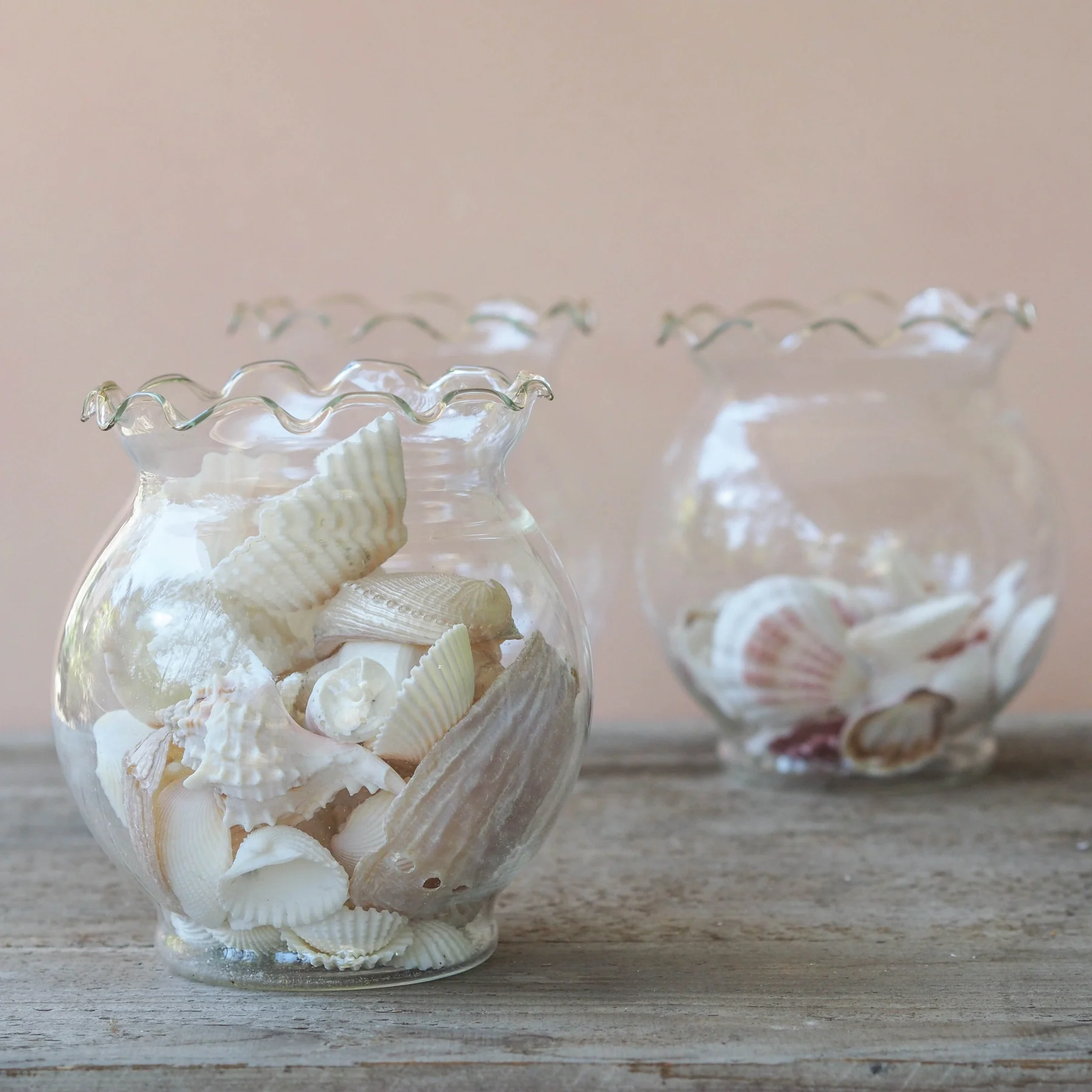 Wavy Clear Glass Jars - Image 10