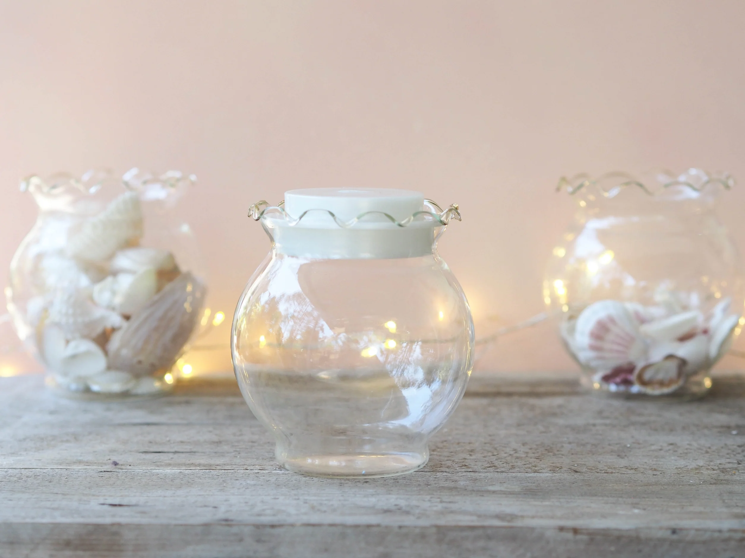 Wavy Clear Glass Jars - Image 11