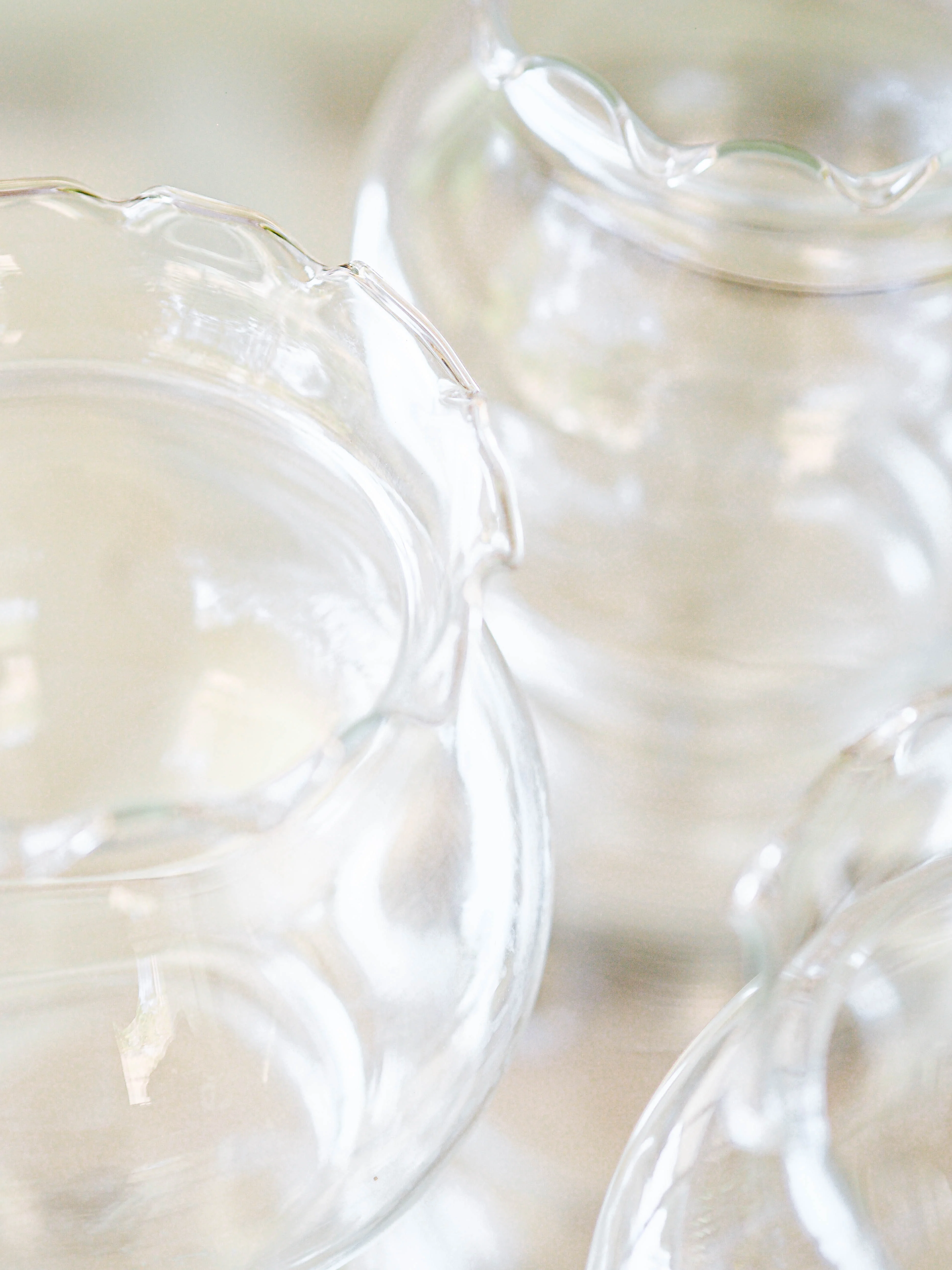 Wavy Clear Glass Jars - Image 8